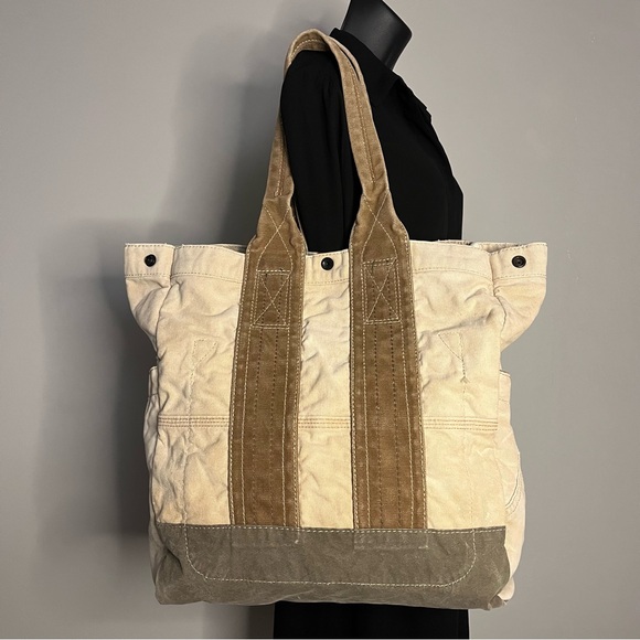 Rare Wallace & Barnes J. Crew Dry Goods New York Canvas Tote Bag - Picture 6 of 15